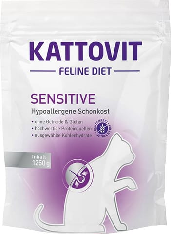 ⁨Kattovit Sensitive 1.25kg cats dry food Adult Poultry, Salmon⁩ at Wasserman.eu