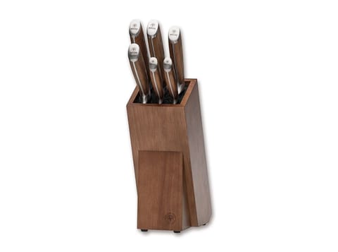 ⁨Set of 6 Boker Forge Wood 2.0 kitchen knives⁩ at Wasserman.eu