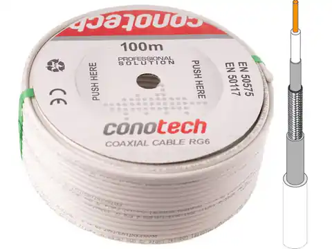 ⁨CONOTECH NS-113 Trishield HQ cable by the meter⁩ at Wasserman.eu