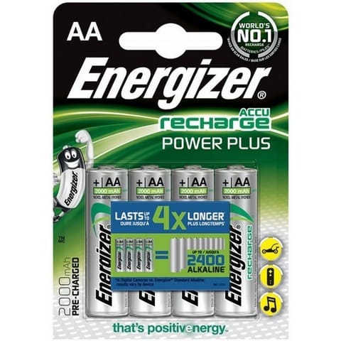 Akumulatorki Energizer Power Plus AA HR6 2000mAh (4) w sklepie Wasserman.eu