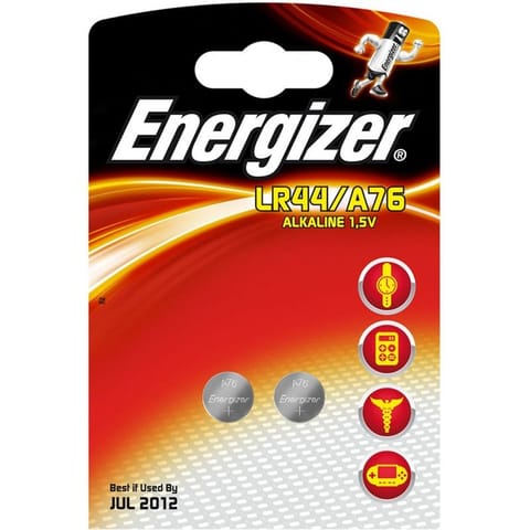 ⁨Baterie Energizer Alkaline LR44 A76 1.5V (2)⁩ w sklepie Wasserman.eu