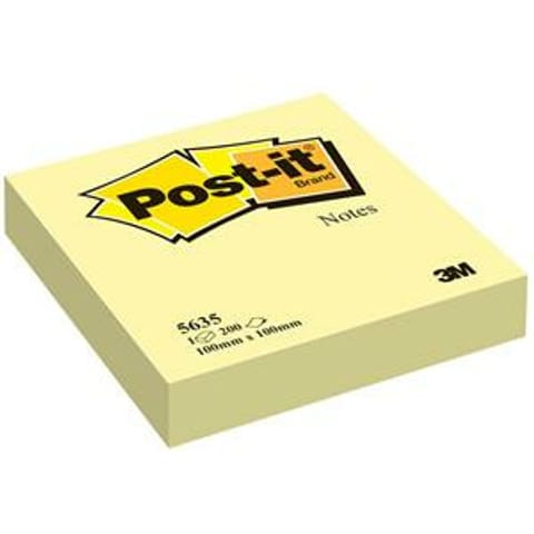 ⁨BLOCZEK POST-IT ŻÓŁTY 100 X 100 MM 200 KARTEK SAMOPRZYLEPNY⁩ w sklepie Wasserman.eu