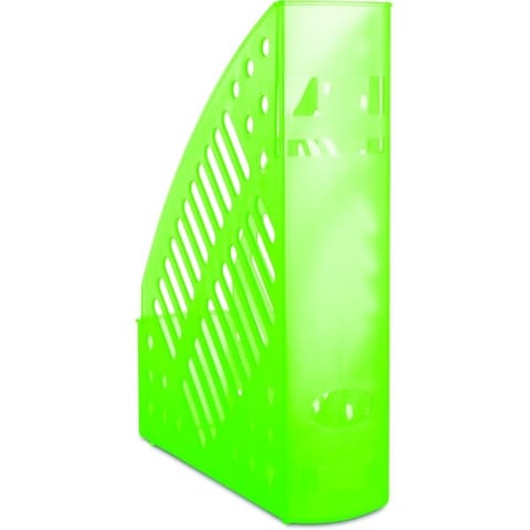 ⁨Pojemnik na dokumenty Donau A4/70mm transparentny zielony⁩ w sklepie Wasserman.eu