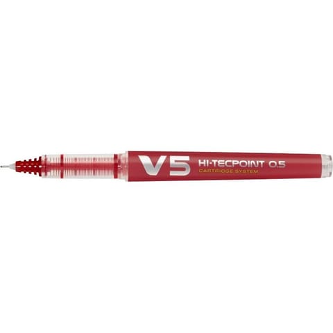 ⁨CIENKOPIS PILOT V5 HI-TECPOINT CZERWONY⁩ w sklepie Wasserman.eu
