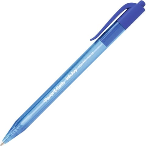 ⁨Papermate InkJoy 100 RT Blue Clip-on retractable ballpoint pen Medium⁩ at Wasserman.eu