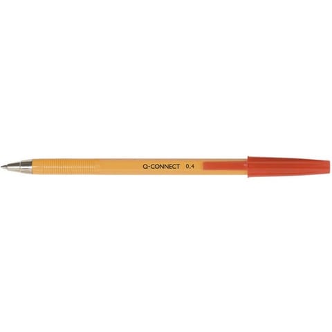 ⁨Długopisy Q-Connect 0.4mm czerwone (20)⁩ w sklepie Wasserman.eu