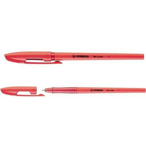 ⁨DŁUGOPIS STABILO RE-LINER CZERWONY⁩ w sklepie Wasserman.eu