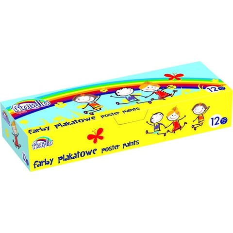 ⁨FARBY PLAKATOWE FIORELLO 20ml*12 KOLORÓW⁩ w sklepie Wasserman.eu