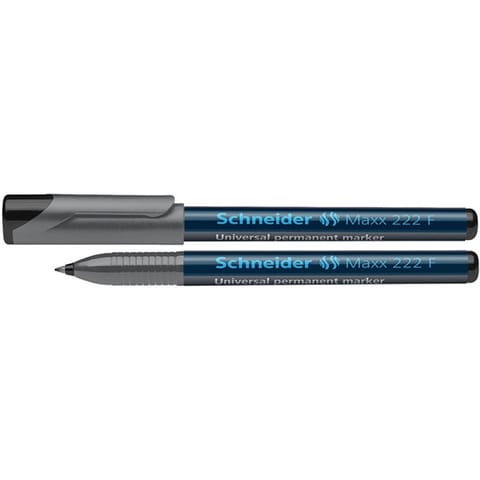 ⁨Foliopis Schneider Maxx 222 F czarny⁩ w sklepie Wasserman.eu