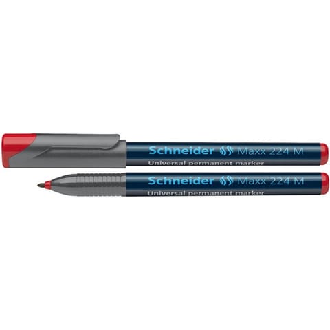 ⁨Foliopis Schneider Maxx 224 M czerwony⁩ w sklepie Wasserman.eu