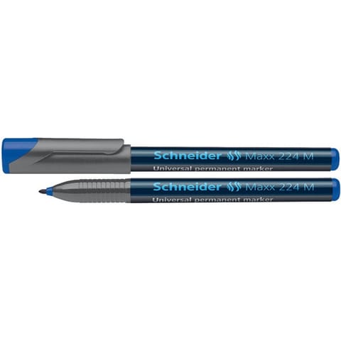 ⁨Foliopis Schneider Maxx 224 M niebieski⁩ w sklepie Wasserman.eu
