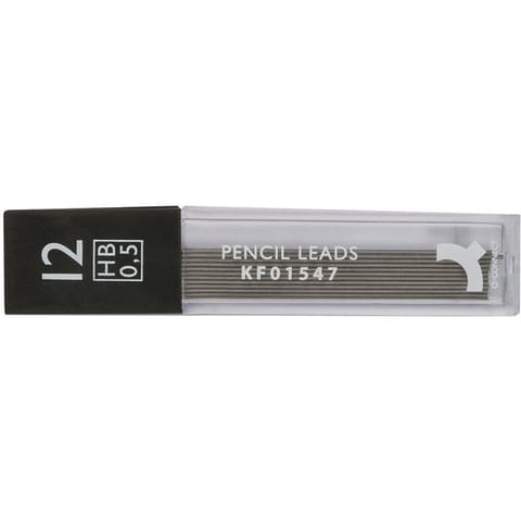 ⁨Grafity do ołówków Q-Connect 0.5mm HB (12)⁩ w sklepie Wasserman.eu