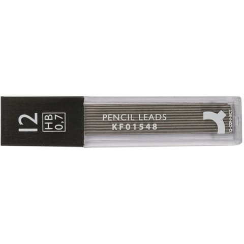 ⁨Grafity do ołówków Q-Connect 0.7mm HB (12)⁩ w sklepie Wasserman.eu