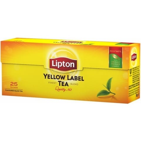 ⁨HERBATA LIPTON YELLOW LABEL (25)⁩ w sklepie Wasserman.eu