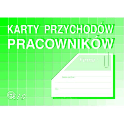 ⁨KARTY PRZYCHODÓW PRACOWNIKÓW MICHALCZYK I PROKOP A5⁩ w sklepie Wasserman.eu