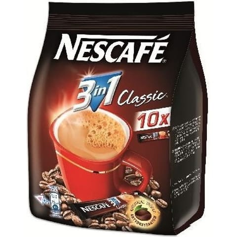 ⁨KAWA NESCAFÉ 3w1 CLASSIC 10*16,5g ROZPUSZCZALNA⁩ w sklepie Wasserman.eu