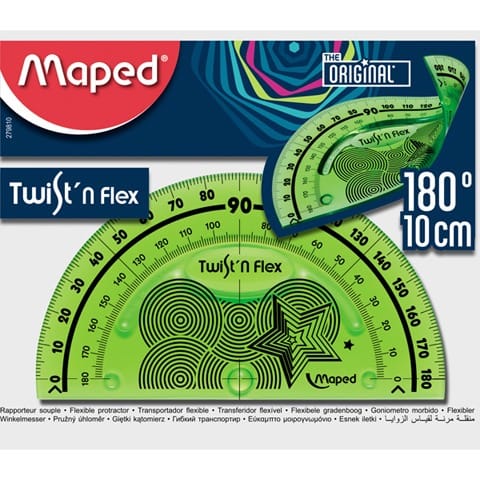 ⁨KĄTOMIERZ NIEŁAMLIWY MAPED TWIST'N FLEX 10 CM⁩ w sklepie Wasserman.eu