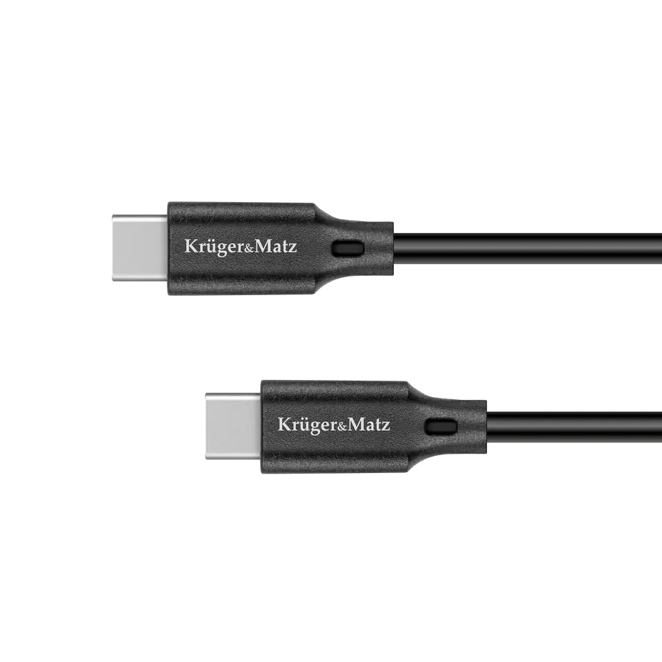 ⁨Kabel USB typu C - USB typu C 100 W 2,5 m Kruger&Matz Basic⁩ w sklepie Wasserman.eu