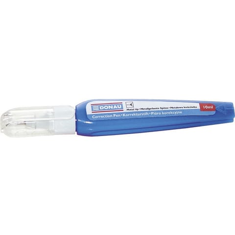 ⁨Korektor w piórze Donau 10ml metalowa końcówka⁩ w sklepie Wasserman.eu