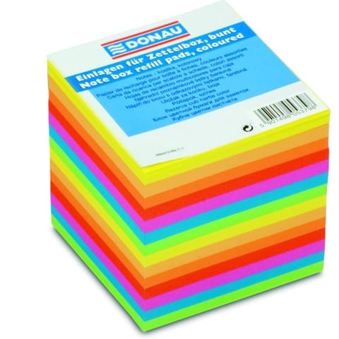⁨Kostka papierowa Donau 90x90x90mm klejona kolor⁩ w sklepie Wasserman.eu