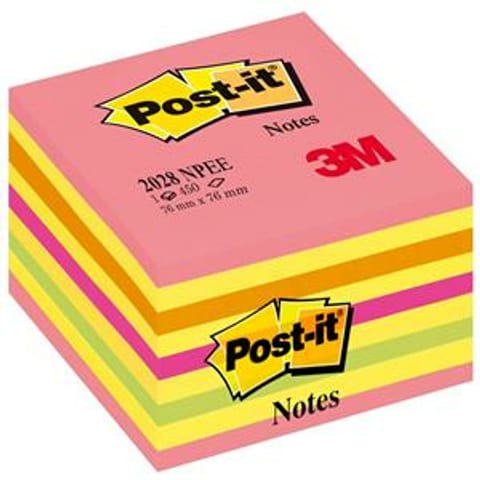 ⁨Karteczki Post-it 76x76mm (2028-NPEE) cukierkowa różowa (450)⁩ w sklepie Wasserman.eu