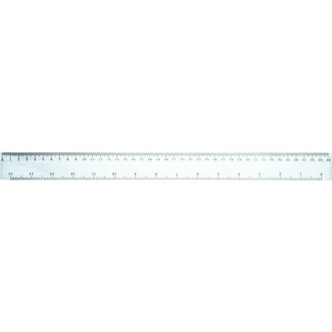 ⁨LINIJKA PRZEZROCZYSTA 40cm⁩ w sklepie Wasserman.eu