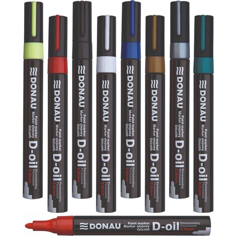 ⁨Marker olejowy Donau D-Oil 2.8mm zielony⁩ w sklepie Wasserman.eu