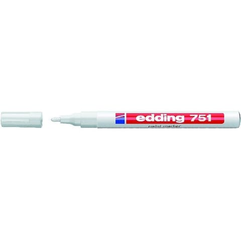 ⁨MARKER OLEJOWY EDDING 751 ALUMINIUM, BIAŁY⁩ w sklepie Wasserman.eu