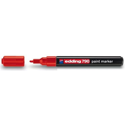 ⁨Marker olejowy Edding 790 czerwony⁩ w sklepie Wasserman.eu