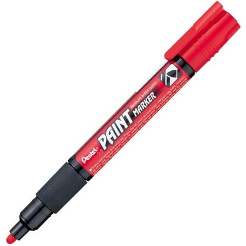 ⁨MARKER OLEJOWY PENTEL MMP20 CZERWONY⁩ w sklepie Wasserman.eu