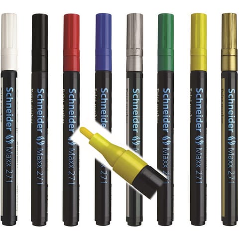 ⁨Marker olejowy Schneider Maxx 271 czarny⁩ w sklepie Wasserman.eu