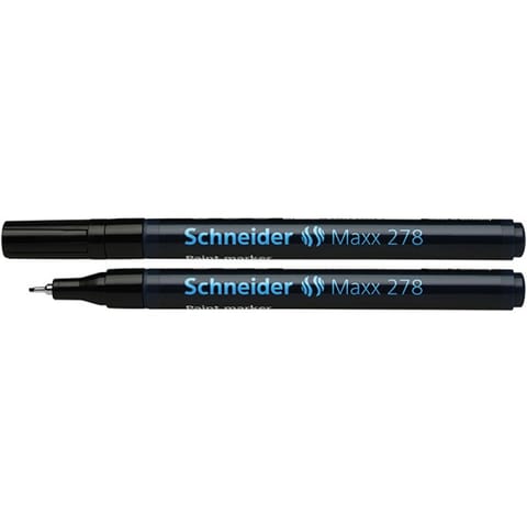 ⁨MARKER OLEJOWY SCHNEIDER MAXX 278, CZARNY⁩ w sklepie Wasserman.eu