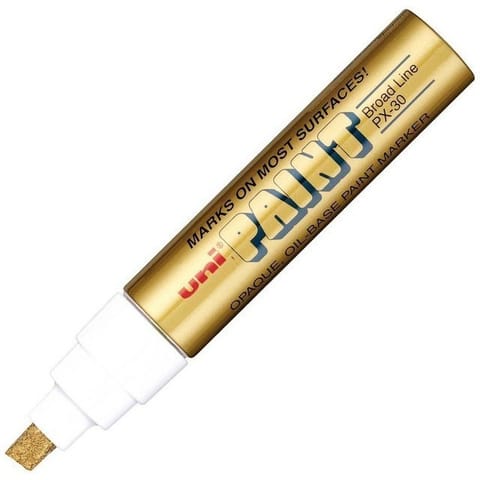 ⁨Oil marker UNI PX-30 gold UNPX30/6ZL⁩ at Wasserman.eu