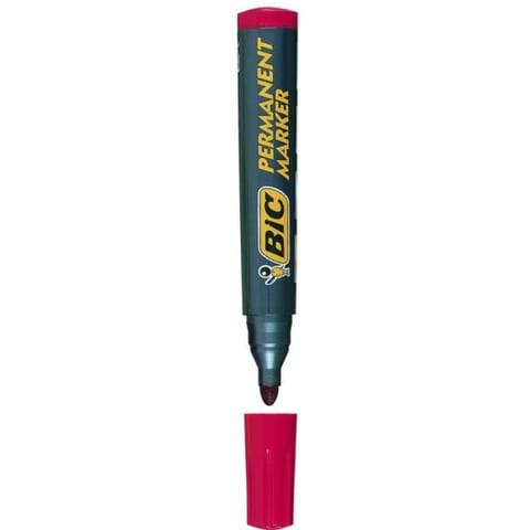 ⁨Marker permanentny BiC Marking 2000 czerwony⁩ w sklepie Wasserman.eu