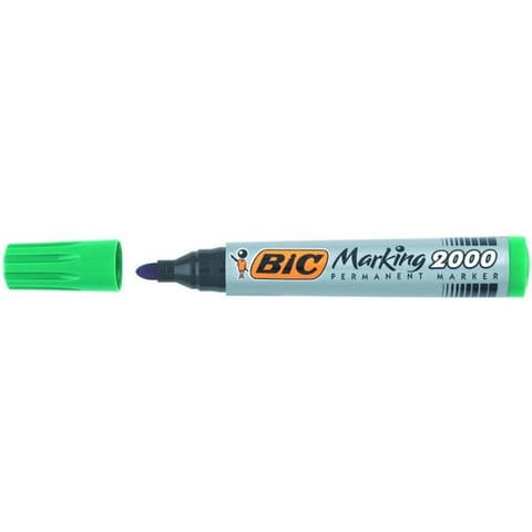 ⁨Marker permanentny BiC Marking 2000 zielony⁩ w sklepie Wasserman.eu