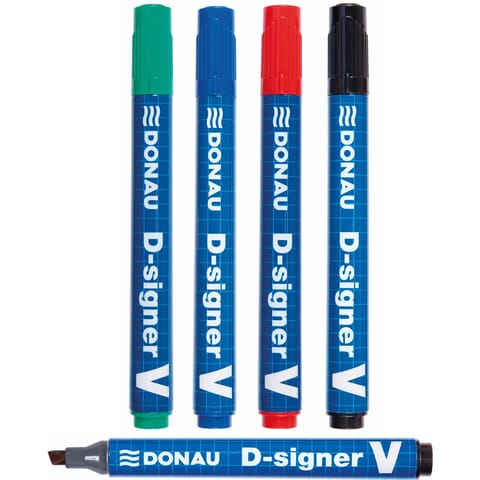 ⁨Marker permanentny Donau D-Singer V zielony⁩ w sklepie Wasserman.eu