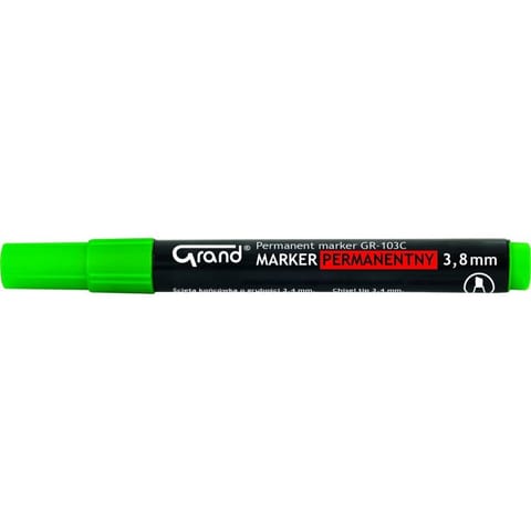 ⁨MARKER PERMANENTNY GRAND GR-103C ZIELONY⁩ w sklepie Wasserman.eu