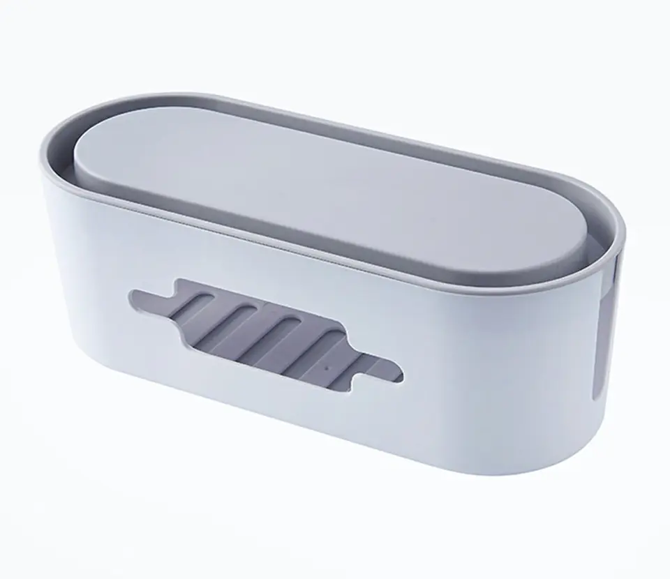 AG381F Cable Organizer strip white at Wasserman.eu