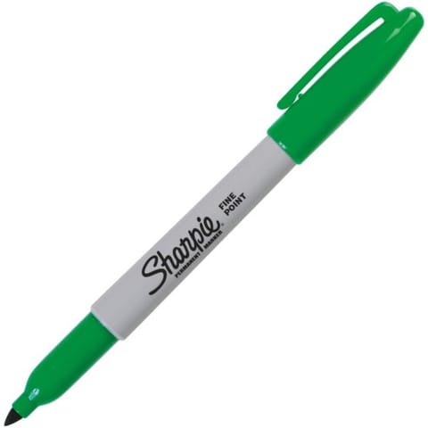 ⁨MARKER PERMANENTNY SHARPIE FINE, ZIELONY⁩ w sklepie Wasserman.eu