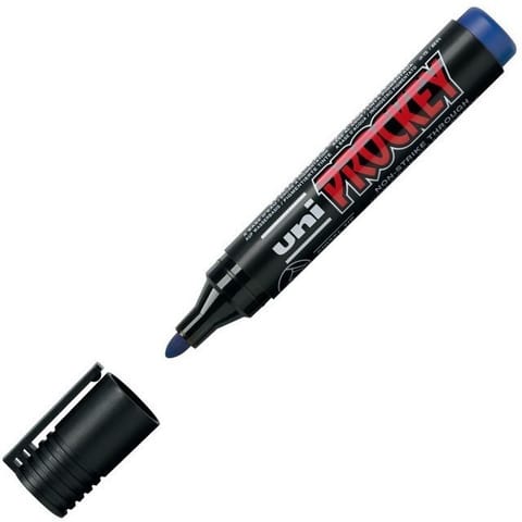 ⁨MARKER PERMANENTNY UNI PM-122 NIEBIESKI⁩ w sklepie Wasserman.eu