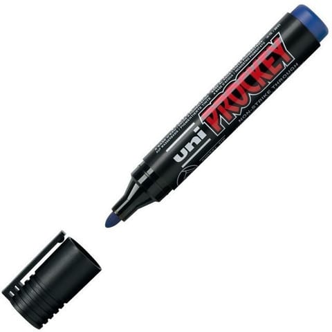 ⁨MARKER PERMANENTNY UNI PM-122, NIEBIESKI⁩ w sklepie Wasserman.eu