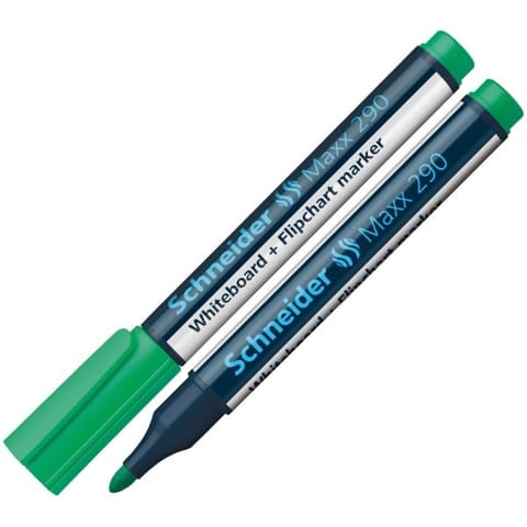 ⁨Marker do tablic Schneider Maxx 290 zielony⁩ w sklepie Wasserman.eu