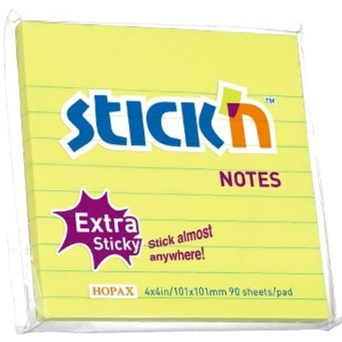 ⁨KARTECZKI STICK'N 101*101mm ŻÓŁTE (90)⁩ w sklepie Wasserman.eu