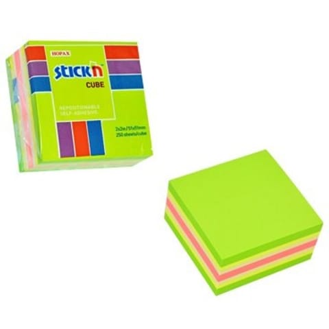 ⁨KARTECZKI STICK'N 51*51mm MIX KOLORÓW (250)⁩ w sklepie Wasserman.eu