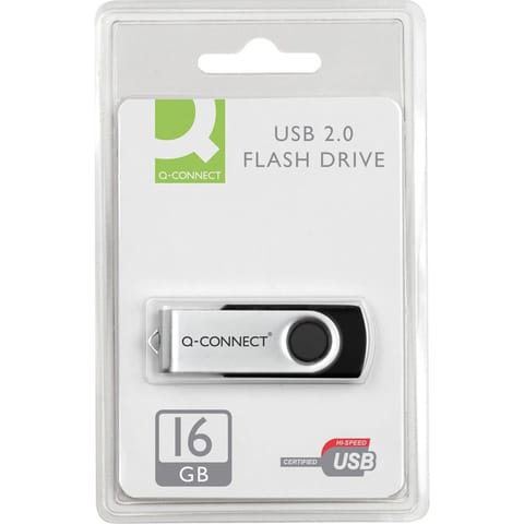 ⁨PENDRIVE 16GB Q-CONNECT 2.0 HIGH SPEED⁩ w sklepie Wasserman.eu