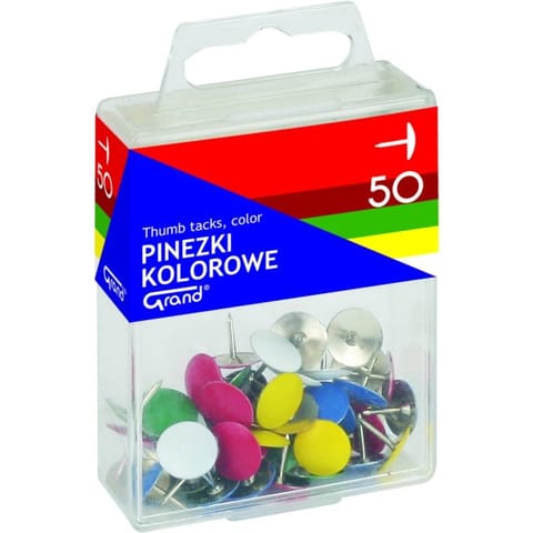 ⁨Colorful GRAND pins 50pcs. T4 110-1115⁩ at Wasserman.eu