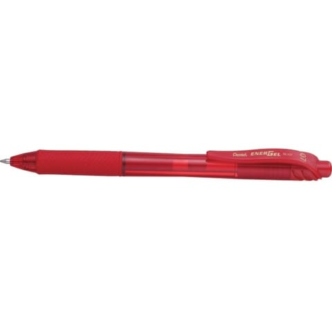 ⁨Pióro kulkowe Pentel EnerGel BL107, CZERWONY⁩ w sklepie Wasserman.eu