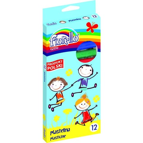 ⁨PLASTELINA FIORELLO 16g x12 KOLORÓW⁩ w sklepie Wasserman.eu