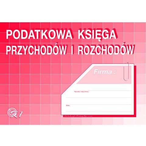 ⁨PODATKOWA KSIĘGA PRZYCH. I ROZCH.. 48 K (OFFSET) MICHALCZYK I PROKOP A4⁩ w sklepie Wasserman.eu