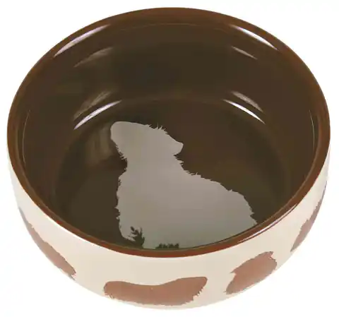 ⁨TRIXIE Miska ceramiczna dla świnki morskiej z motywem świnki morskiej, 250 ml, śr. 11 cm [TX-60732]⁩ w sklepie Wasserman.eu